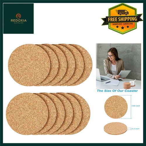 Round cork drink coasters for - drink,