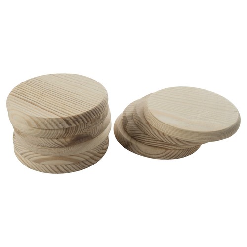 Decorative wooden round - wooden, drink