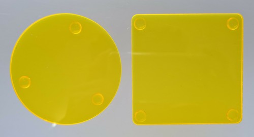 Round square acrylic - square,