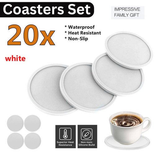 20x silicone coasters non - 20x, slip