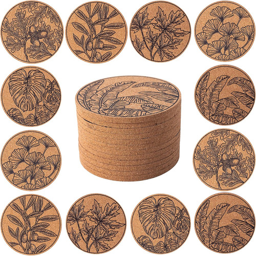 Pcs cork coasters - pcs,