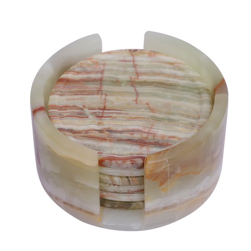 Marble coaster set - coaster,