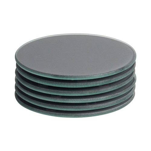 Round glass coasters 10cm - coasters,