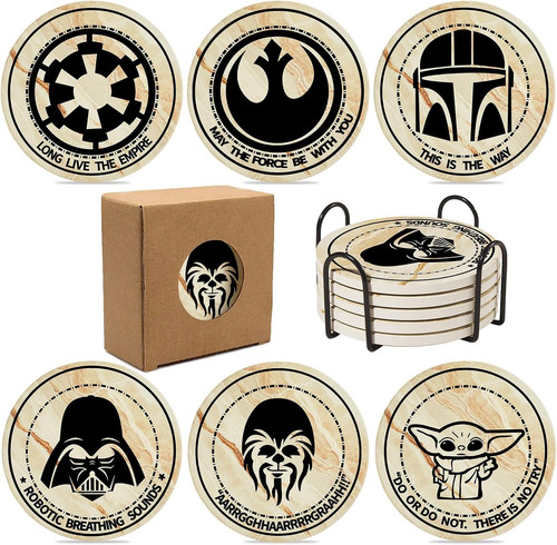 Funny piece coasters set - funny,