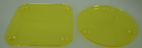 Coasters acrylic plastic - acrylic,