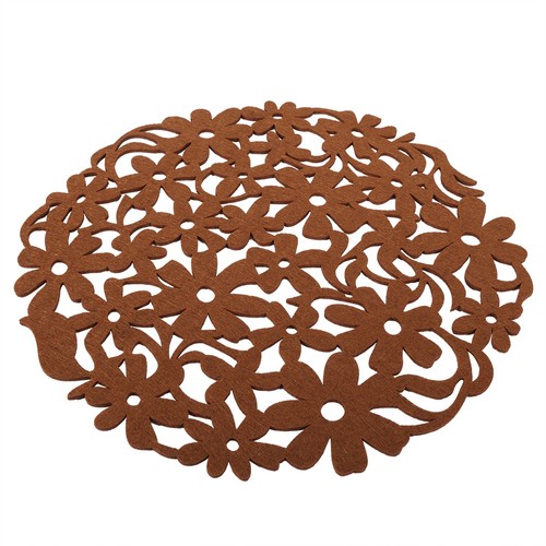 Round felt table - round, mat