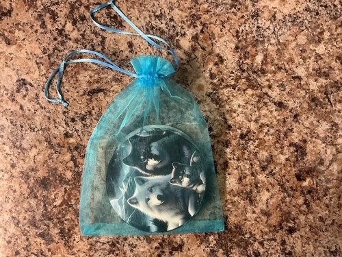 Pcs wildlife wolf coasters - 6,