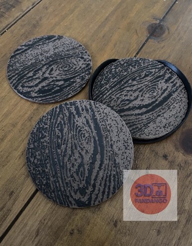 Set plastic coasters - of,